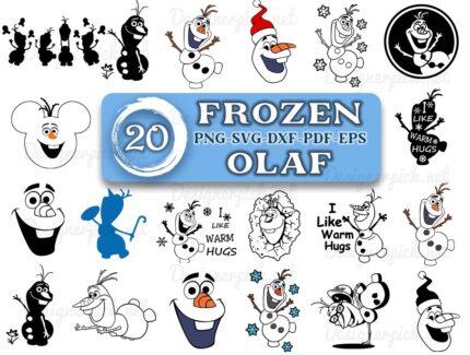 Frozen Olaf Svg Bundle, Frozen svg Bundle