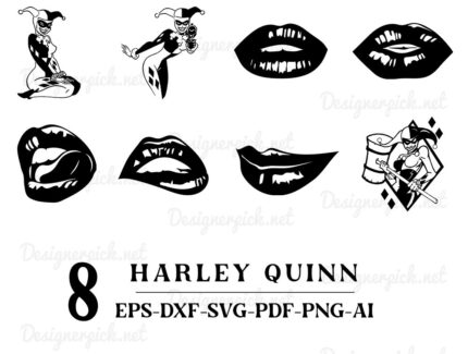 Harley Quinn Svg Bundle