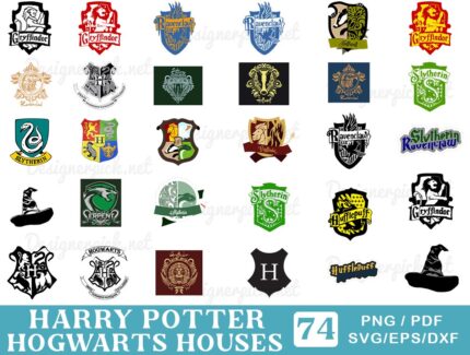 Harry Potter Hogwart SVG Bundle, Hogwarts Svg