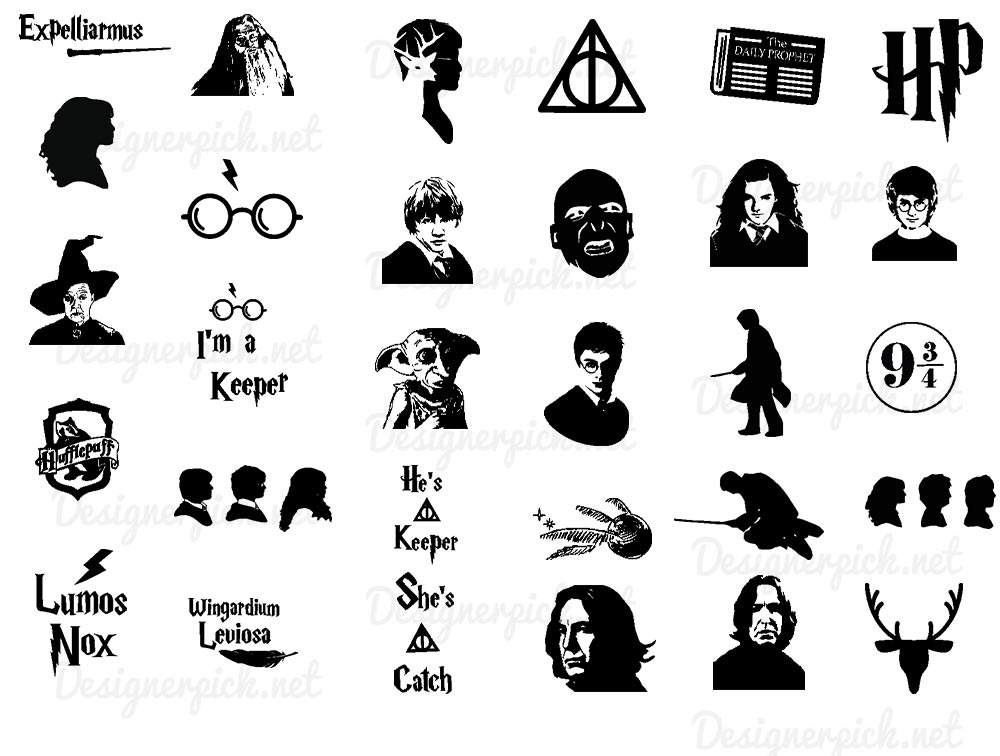 Harry Potter Silhouette Bundle - Best Quality Design Bundle