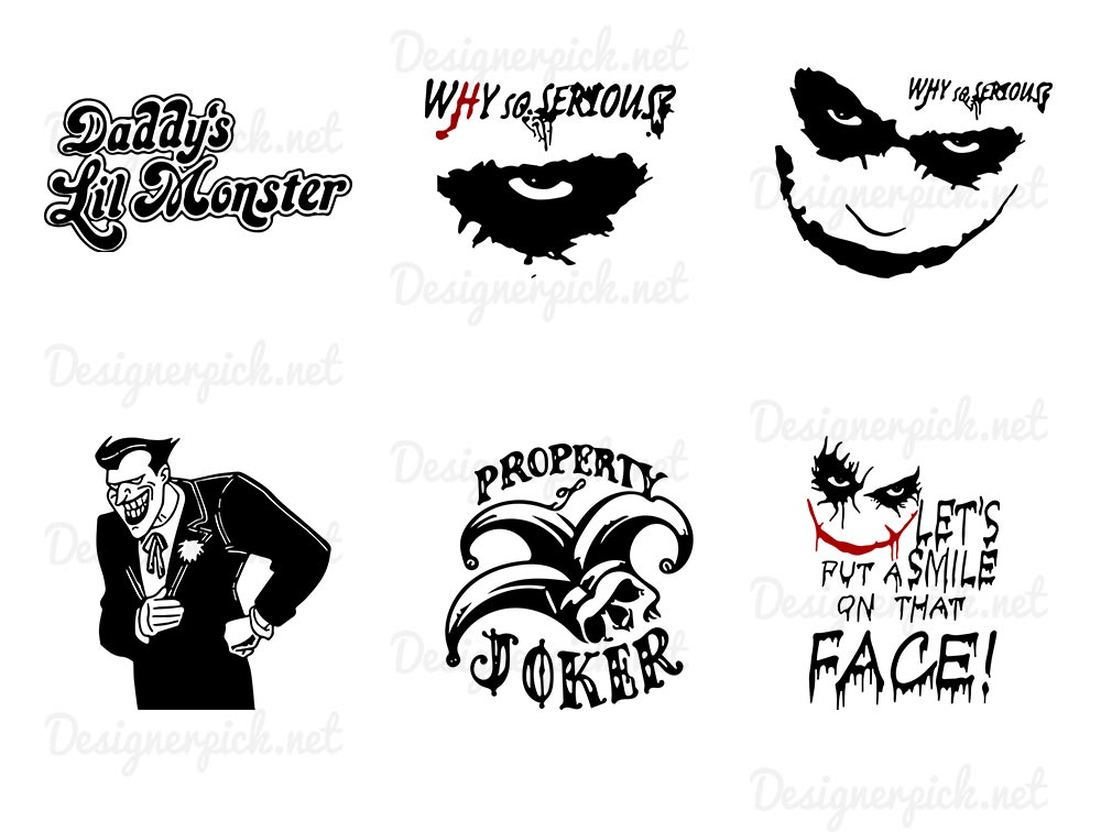 Joker Svg Bundle Designerpick 