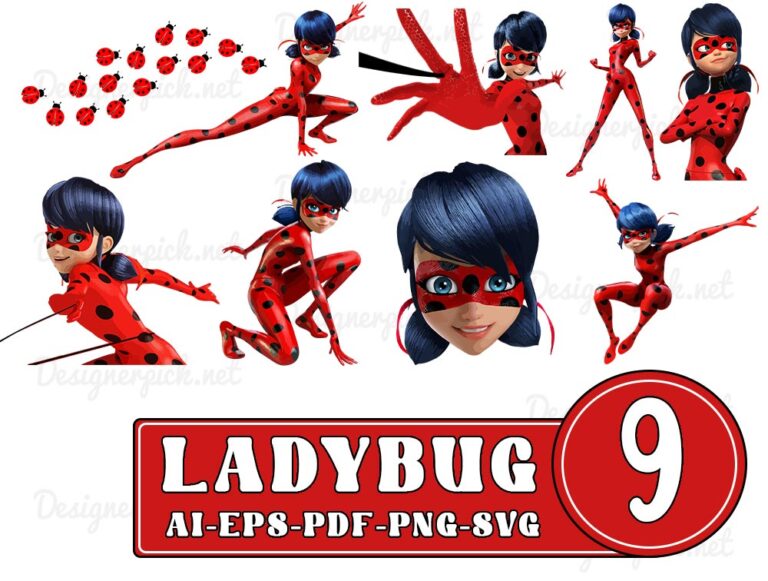 Ladybug Movie Svg Bundle, Ladybug svg Bundle - Designerpick