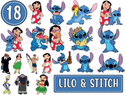 Lilo and Stitch Svg Bundle, Stitch Svg Bundle