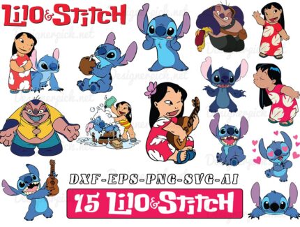 Stitch Svg Bundle, Lilo and Stitch Svg Bundle