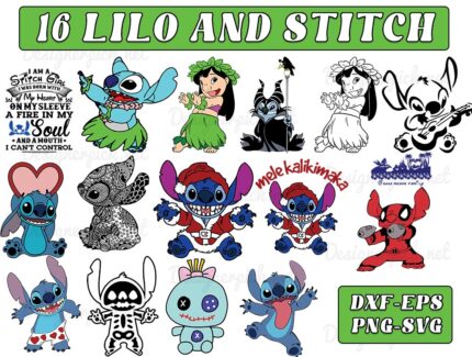 Lilo and Stitch Svg Bundle, Stitch Svg Bundle