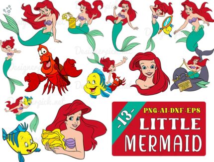 LITTLE MERMAID SVG Bundle