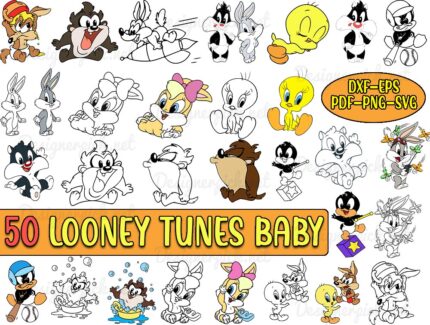 Looney Tunes baby Svg Bundle