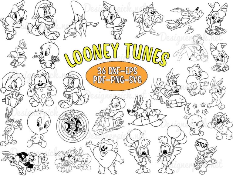 Looney Tunes Svg Bundle - Designerpick