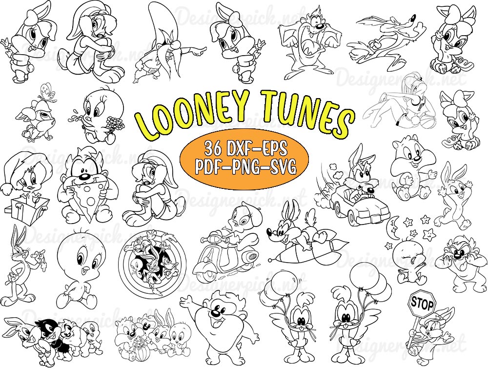 Looney Tunes SVG Bundle - Best Quality Design Bundle