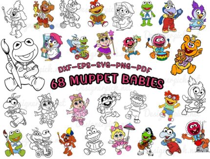 Muppet babies Svg Bundle