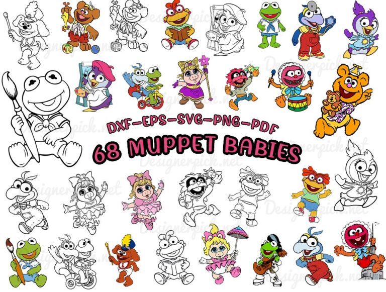 Muppet babies Svg Bundle - Designerpick