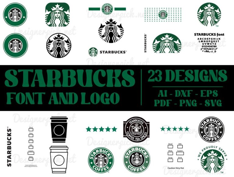 Starbucks Logo Svg, Starbucks Svg Bundle - Designerpick