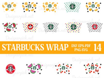 Starbucks Wrap Svg bundle