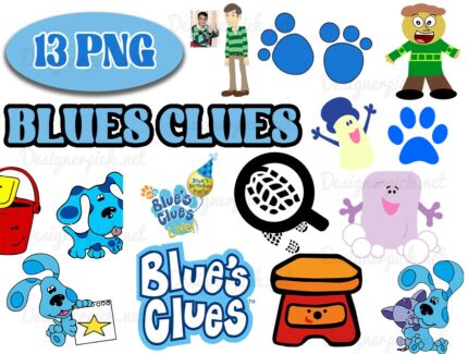 Blues Clues PNG Bundle