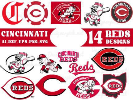 Cincinnati Reds SVG Bundle