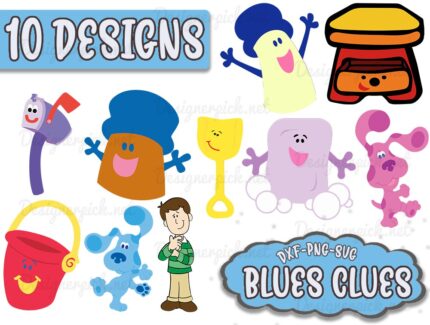 Blues Clues SVG bundle