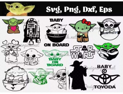 Baby Yoda Svg Bundle, Starwars Svg