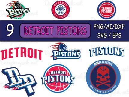 Detroit Pistons Svg Bundle