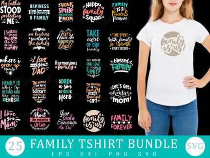 Family Tshirt SVG Bundle, Family Svg Bundle