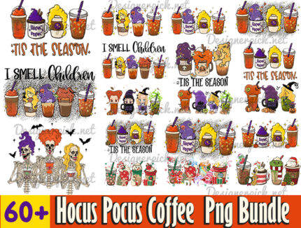 Hocus Pocus Coffee Png Bundle