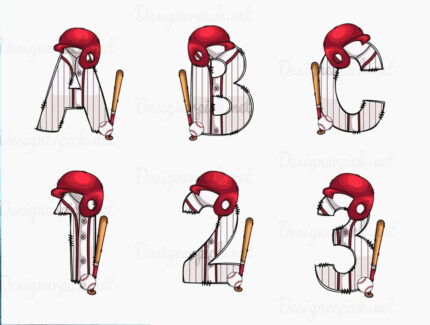 Baseball Doodle Alphabet