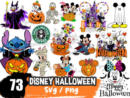Disney Halloween Svg Bundle, Halloween Svg