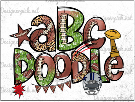 Football Doodle Alphabet