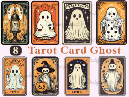 Halloween Tarot Card Ghost Png