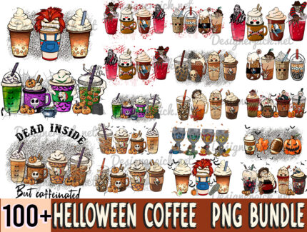 Helloween Coffee Png Bundle