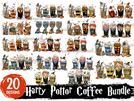 Harry Potter Coffee Png Bundle