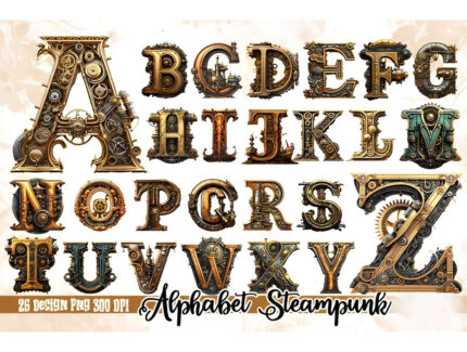 Mechanical Alphabet Bundle