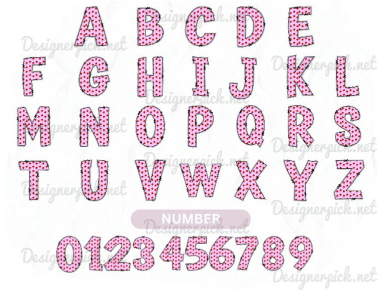 Medical Doodle Alphabet Bundle - Designerpick