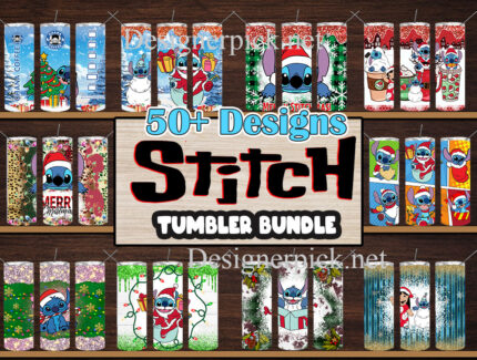 50 Christmas Stitch Tumbler Bundle