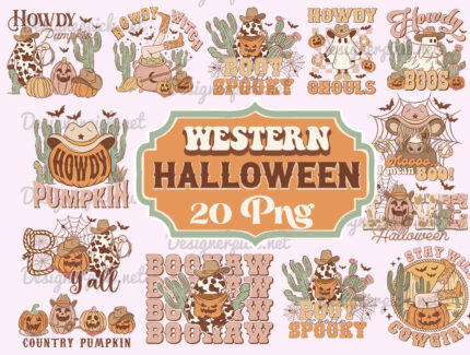 Western Halloween Sublimation Bundle