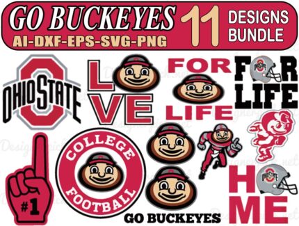 Go Buckeyes SVG Bundle