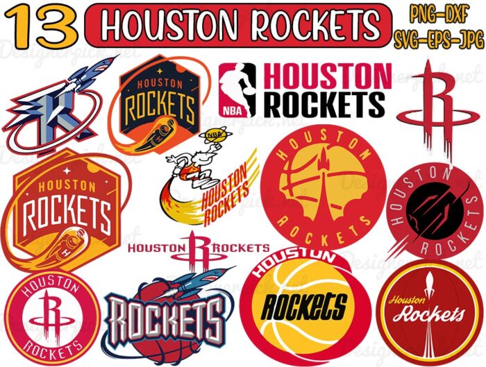 Houston Rockets SVG Bundle - Best Quality Design Bundle