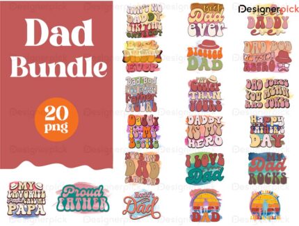Dad Png Bundle, Dad Sublimation Bundle