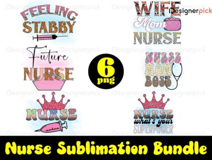 Nurse Sublimation design, Love Nurse PNG