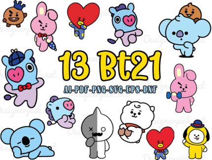 Bt21 Svg Bundle