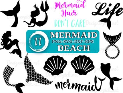 Mermaid Beach Svg bundle