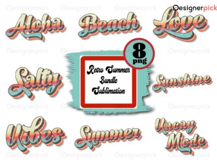 Summer Sublimation Bundle, Beach Quote Svg