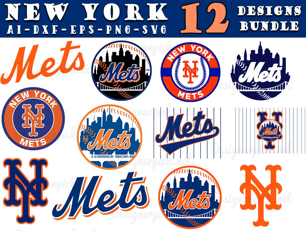 New York Mets SVG Bundle - Designerpick