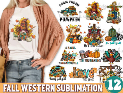 Fall Western Sublimation Bundle