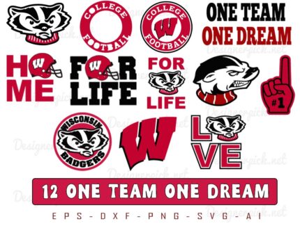 One Team One Dream SVG Bundle