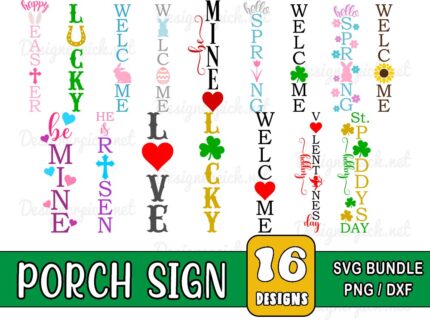 Porch Sign SVG Bundle