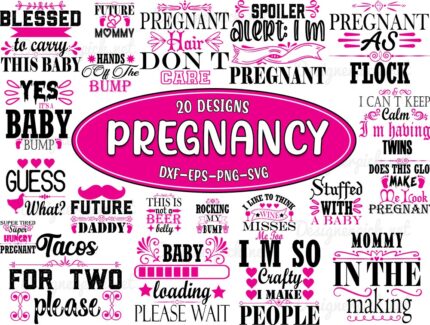 Pregnancy SVG Bundle