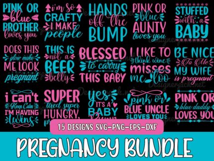Pregnancy svg Bundle