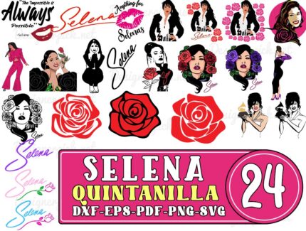 Selena Quintanilla SVG Bundle