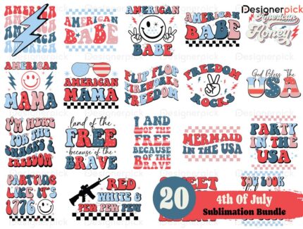 4th Of July Png Bundle, 4th Of July Png