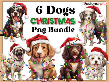 Dog Christmas Sublimation Bundle
